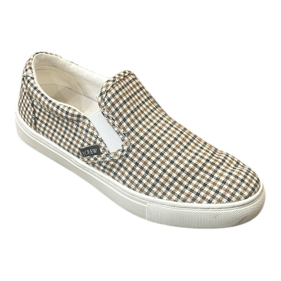 J. Crew Plaid Road Trip Slip-on Plaid Casual Sneakers Women’s Size 7 - Picture 4 of 13